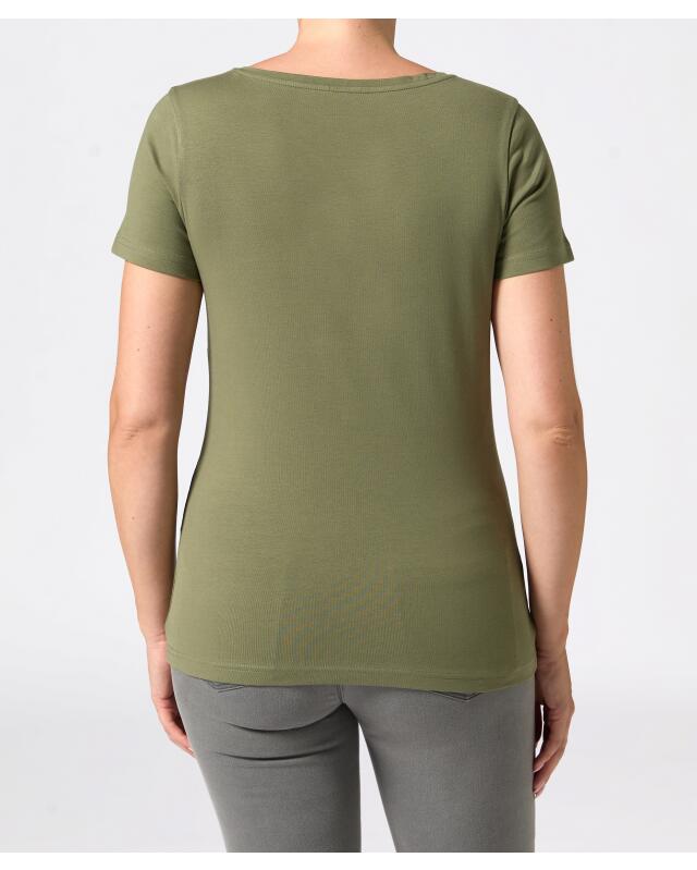 Basic T-shirt for women, khaki (KiK Basic T-Shirt (Khaki)) — KiK, authentic German product in Morocco