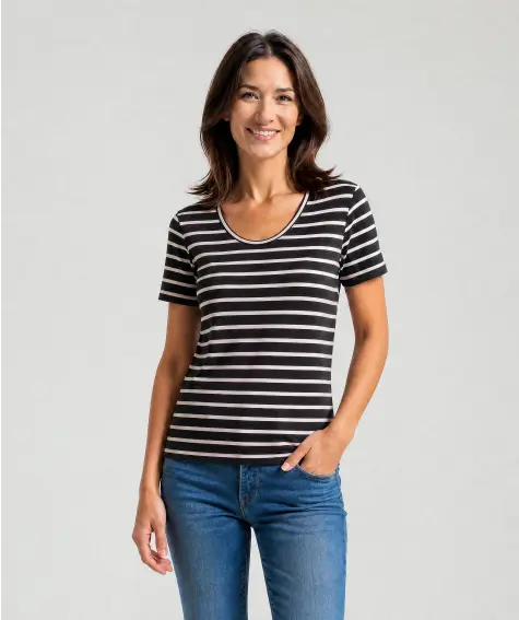 Gestreiftes T-Shirt