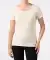 Gestreept T-shirt creme gestreept