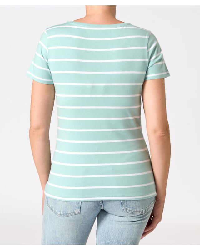 T-shirt rayé femme, bleu rayé (KiK Gestreiftes T-Shirt (blau gestreift)) — KiK, produit allemand authentique au Maroc