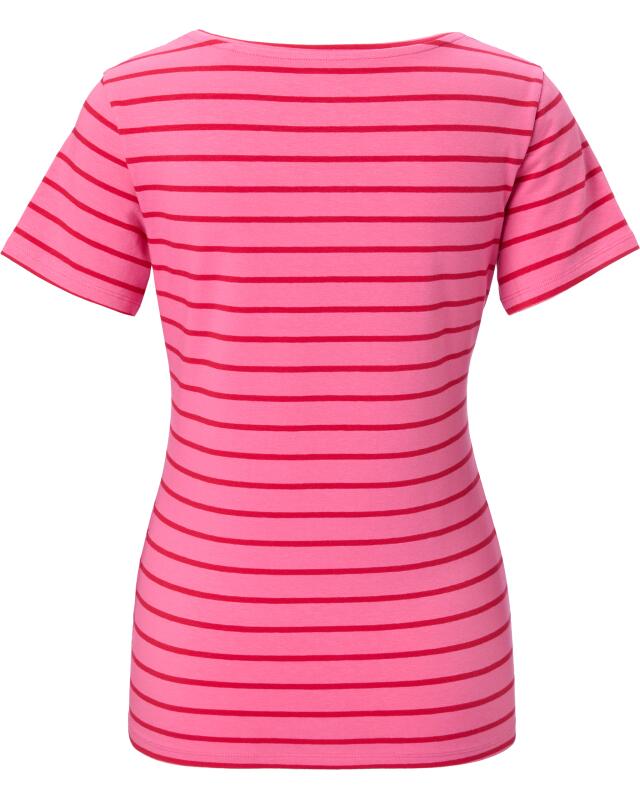 تيشيرت مخطط للنساء، أحمر/فوشيا (KiK Gestreiftes T-Shirt (rot/pink)) — KiK, منتج ألماني أصلي في المغرب