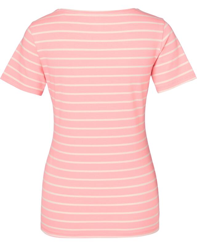 Striped T-shirt for women, apricot/natural (KiK Gestreiftes T-Shirt (apricot/natur)) — KiK, authentic German product in Morocco