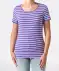 Gestreiftes T-Shirt flieder gestreift