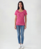 Gestreiftes T-Shirt rosa/beere