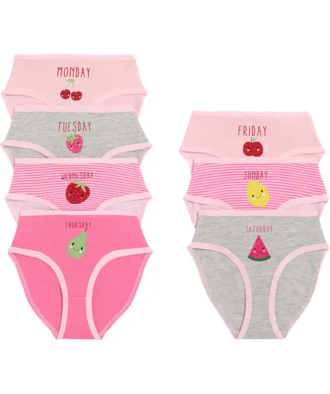 Slips mit Wochentagen