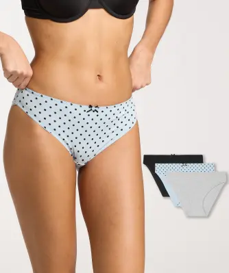 Slips mit Schleife und Accessoire