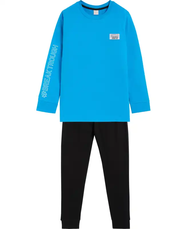 Pyjama mit kleinem Aufnäher