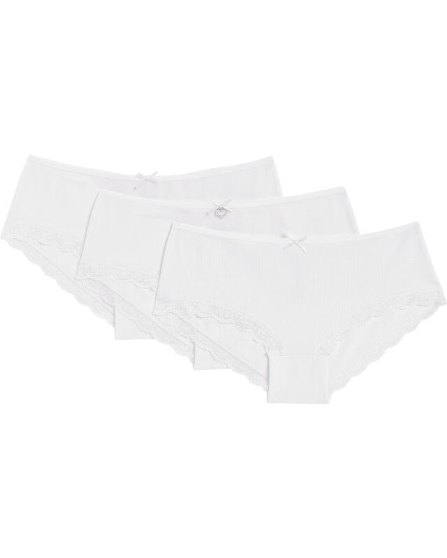 سراويل داخلية قصيرة للنساء، أبيض (KiK Einfarbige Pantys (weiß)) — KiK, منتج ألماني أصلي في المغرب