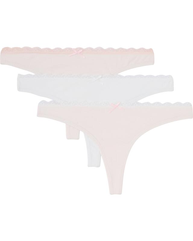 Strings à bord ondulé femme, rose clair (KiK Strings mit Wellenkante (hellrosa)) — KiK, produit allemand authentique au Maroc
