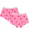 Pantys mit farbigem Bund pink