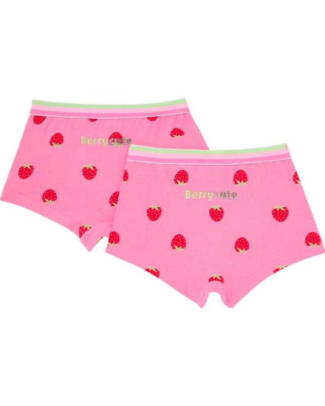Shortys à bord coloré fille, rose vif (KiK Pantys mit farbigem Bund (pink)) — KiK, produit allemand authentique au Maroc