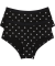 Pantys mit Glitzerpunkten schwarz