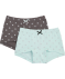 Boxershort met glitterprints mintgroen