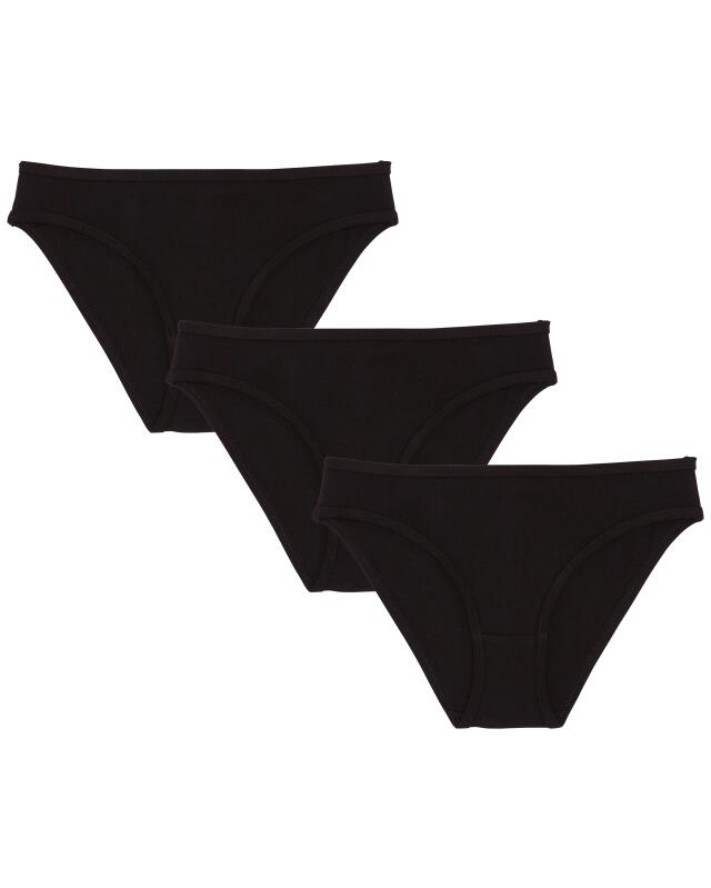 Slips simples fille, noir (KiK Schlichte Slips (schwarz)) — KiK, produit allemand authentique au Maroc