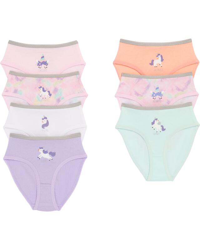 Slips à motifs fille, lilas (KiK Slips mit Muster (flieder)) — KiK, produit allemand authentique au Maroc