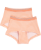 Gestreifte Pantys mit Glitzer apricot