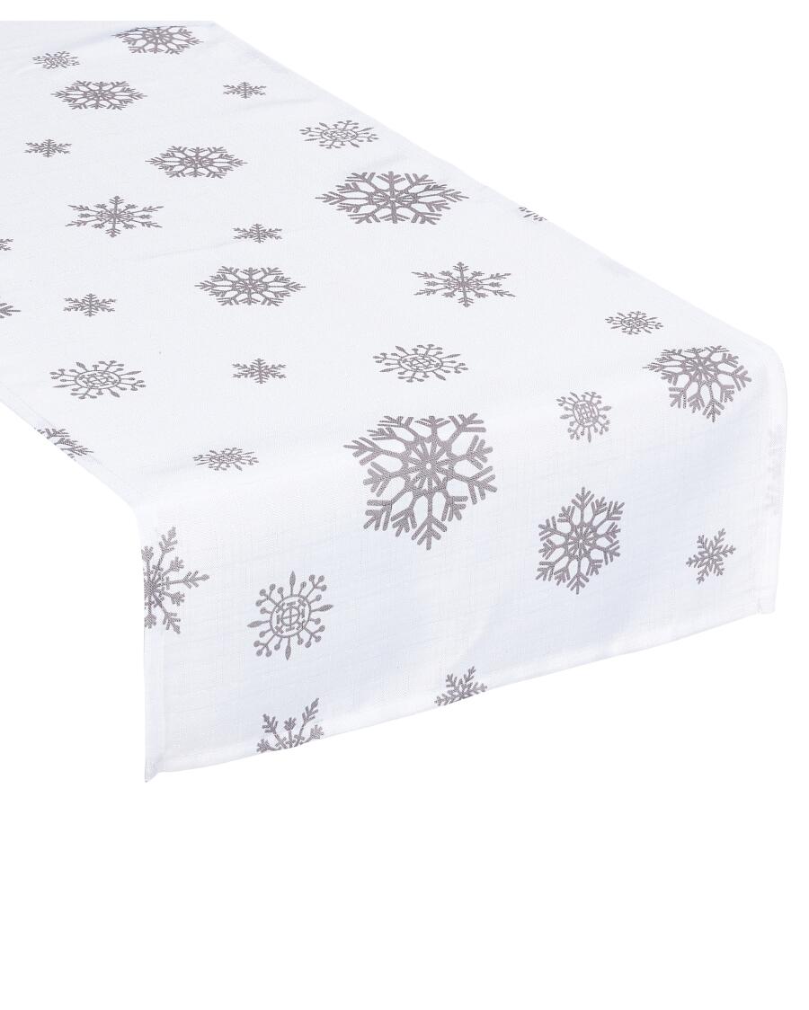 Tischläufer Weihnachten offwhite