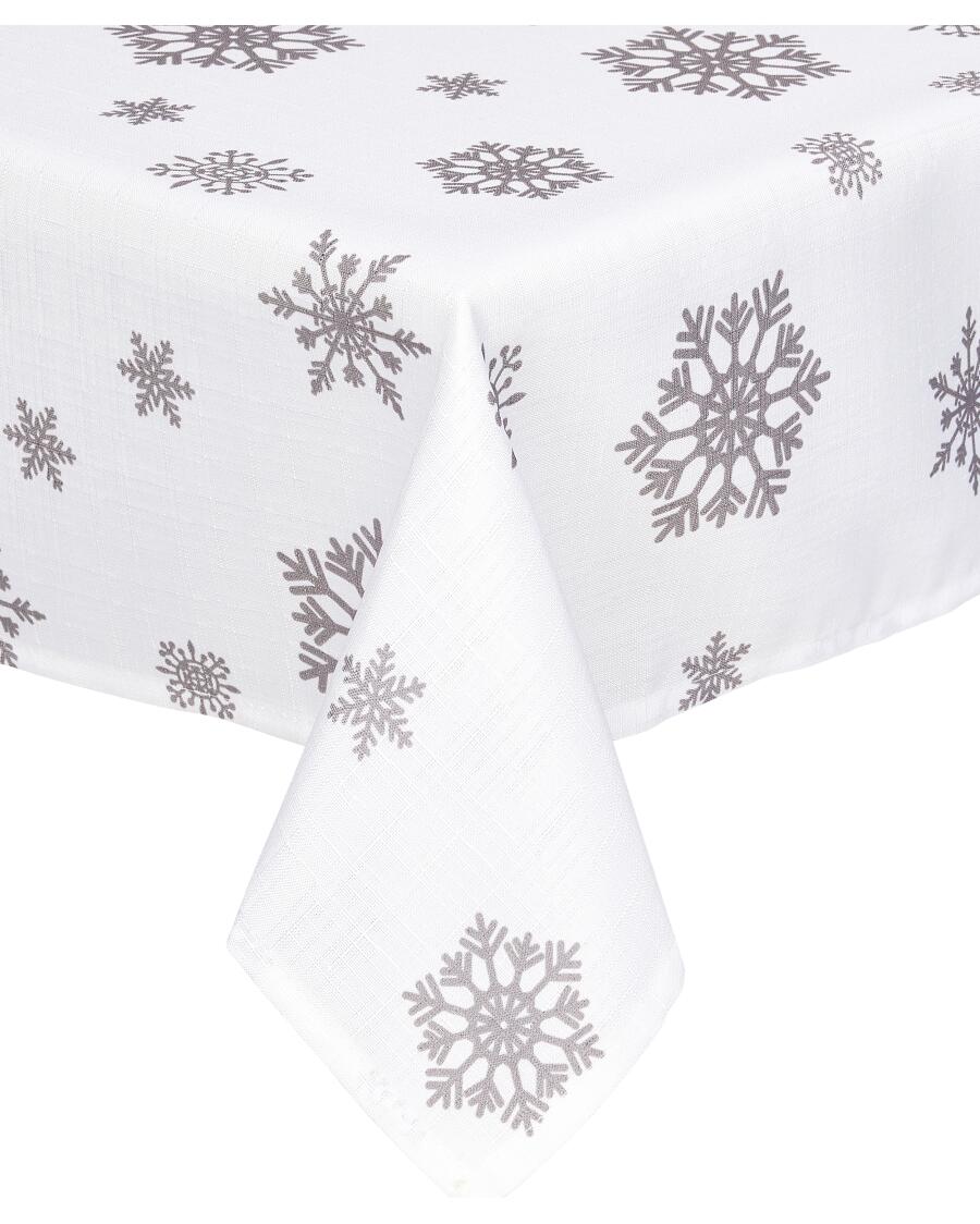 Tischdecke Weihnachten offwhite