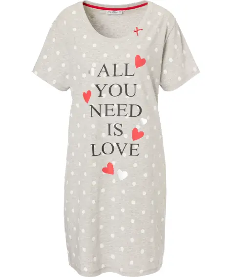 Gepunktetes Bigshirt