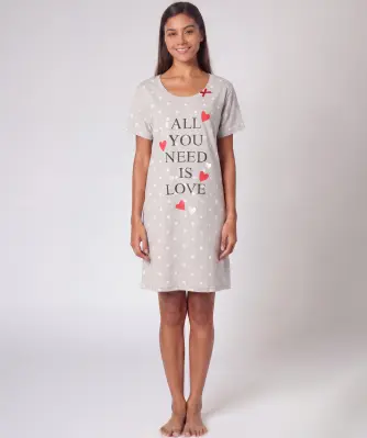 Tečkované velké tričko