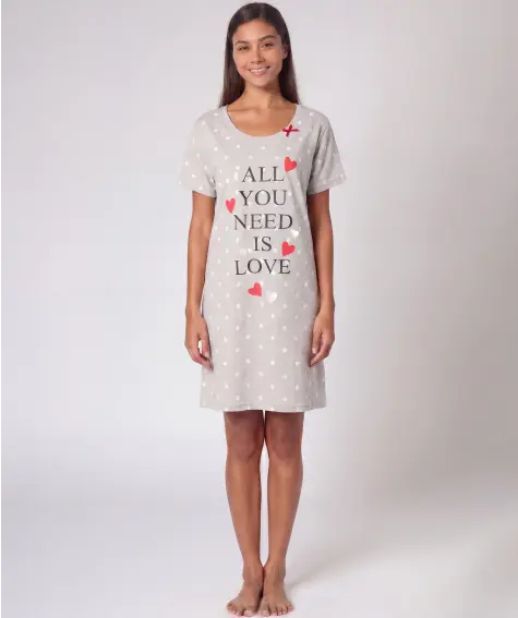 Tečkované velké tričko