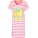 Bigshirt mit Streifen und Frontprint
