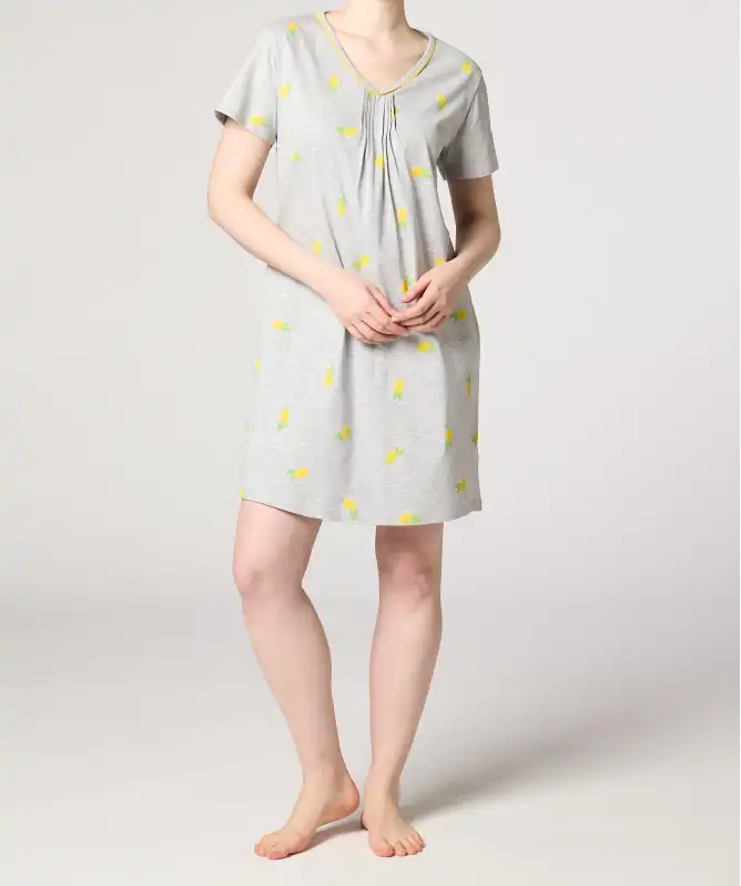 Bigshirt met citroenen