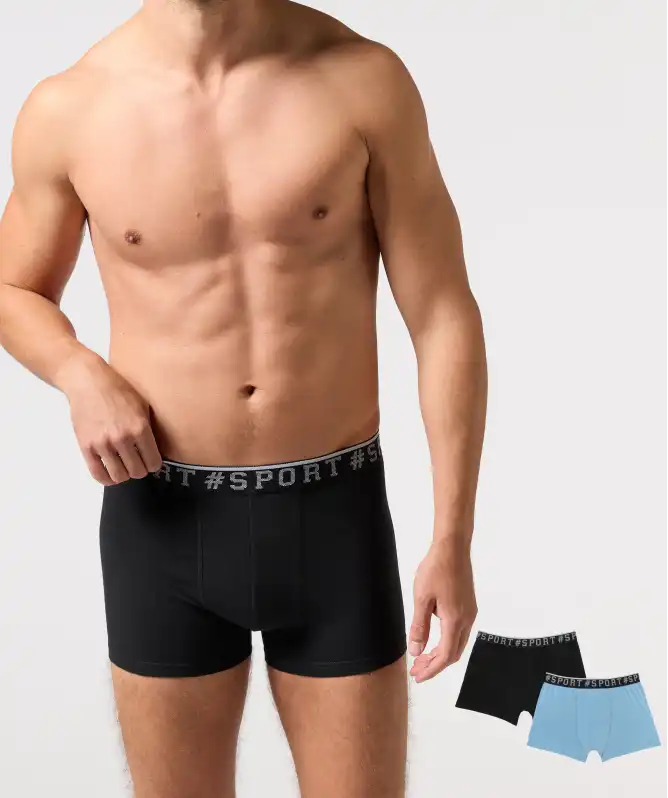 Retro boxershort met opschrift