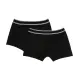 Zwarte retro boxershorts