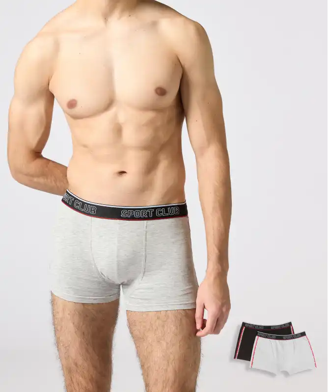 Retro boxershort met zijstrepen