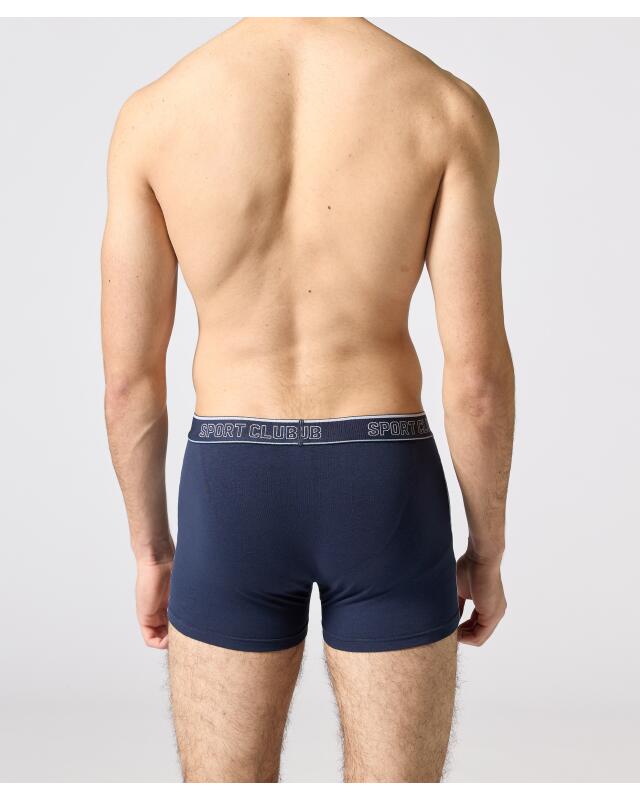 بوكسر ريترو بخطوط جانبية للرجال، كحلي (KiK Retro Boxershorts mit Seitenstreifen (dunkelblau)) — KiK, منتج ألماني أصلي في المغرب