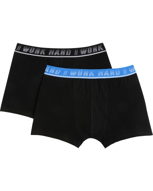 بوكسر ريترو بكتابة للرجال، أسود (KiK Retro Boxershorts mit Schriftzug (schwarz)) — KiK, منتج ألماني أصلي في المغرب