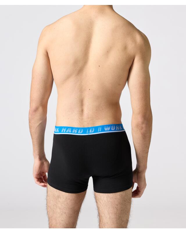 بوكسر ريترو بكتابة للرجال، أسود (KiK Retro Boxershorts mit Schriftzug (schwarz)) — KiK, منتج ألماني أصلي في المغرب