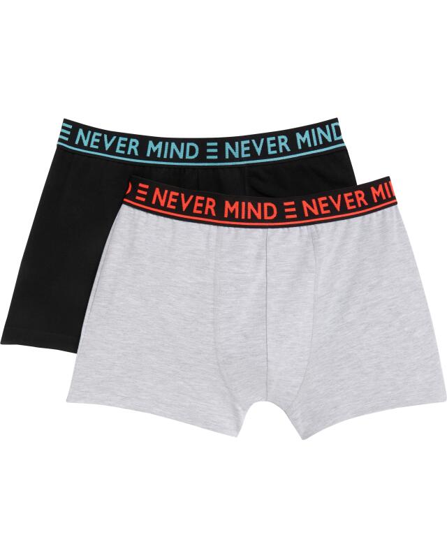 بوكسر ريترو بكتابة للرجال، أسود (KiK Retro Boxershorts mit Schriftzug (schwarz)) — KiK, منتج ألماني أصلي في المغرب