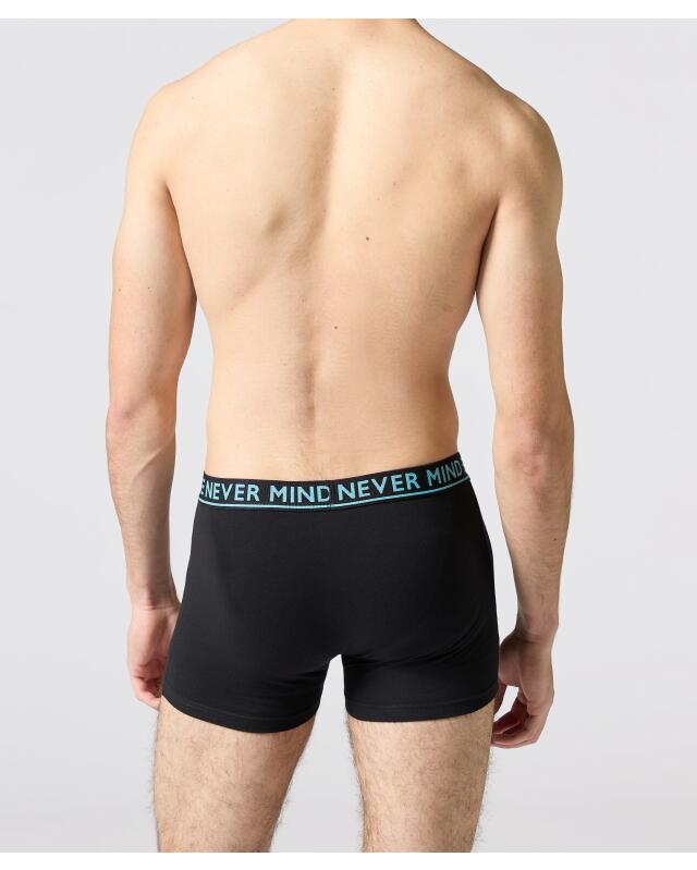 بوكسر ريترو بكتابة للرجال، أسود (KiK Retro Boxershorts mit Schriftzug (schwarz)) — KiK, منتج ألماني أصلي في المغرب