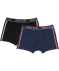 Retro boxerky s bočními pruhy černá