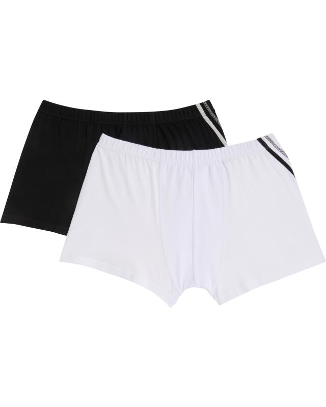 بوكسر ريترو بخياطة متباينة اللون للرجال، أسود (KiK Retro Boxershorts mit Kontrastnaht (schwarz)) — KiK, منتج ألماني أصلي في المغرب