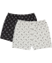 Boxershorts met opening licht grijs gemeleerd