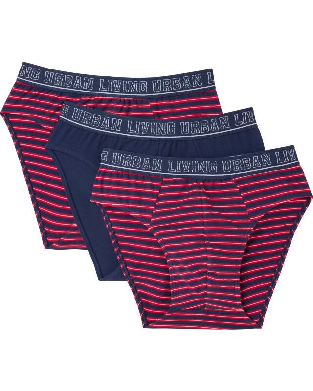 Slips rayés et unis homme, bleu marine (KiK Slips gestreift & uni (dunkelblau)) — KiK, produit allemand authentique au Maroc
