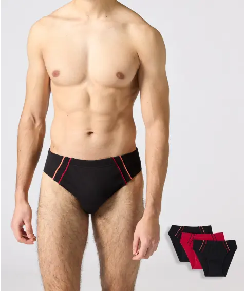 Slips mit Kontraststreifen