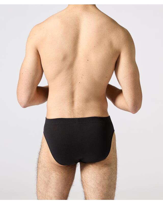 سراويل داخلية بخطوط متباينة للرجال، أسود (KiK Slips mit Kontraststreifen (schwarz)) — KiK, منتج ألماني أصلي في المغرب