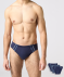 Slips mit Kontraststreifen dunkelblau
