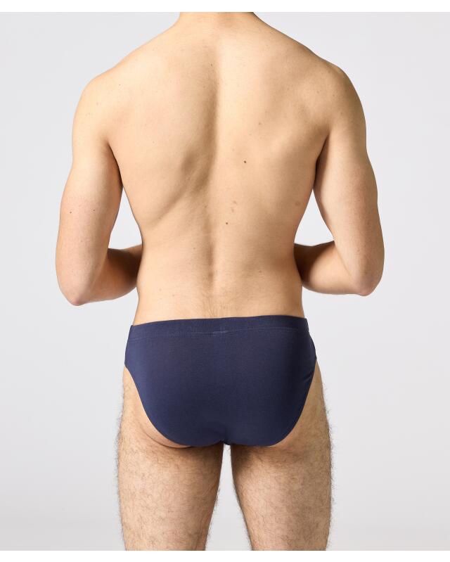 Slips à rayures contrastées homme, bleu marine (KiK Slips mit Kontraststreifen (dunkelblau)) — KiK, produit allemand authentique au Maroc