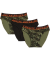 Slips Camouflage schwarz