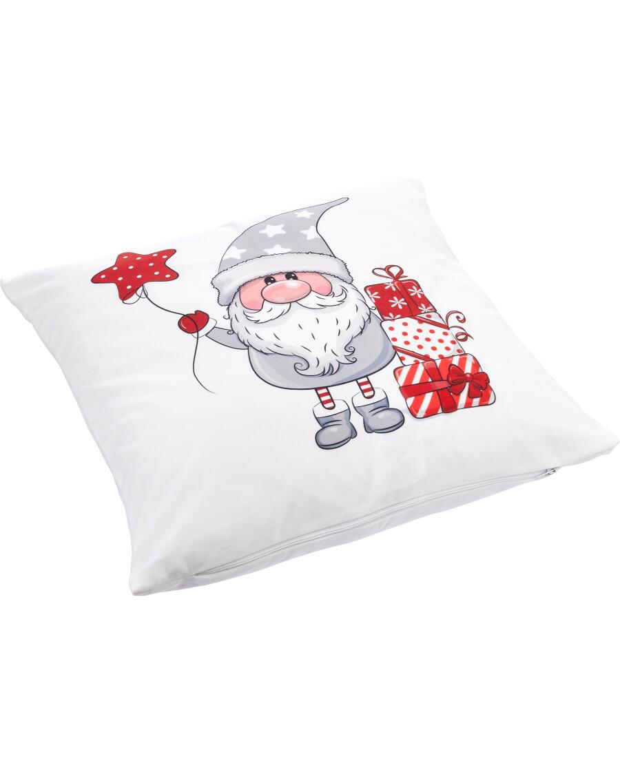 Kissenhülle Weihnachten weiß bedruckt
