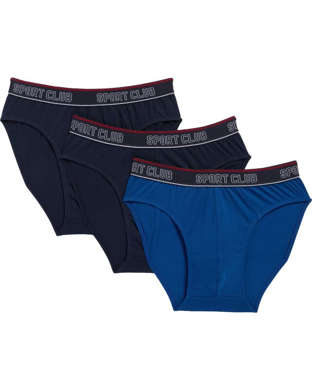 Briefs with lettering for men, navy (KiK Slips mit Schriftzug (dunkelblau)) — KiK, authentic German product in Morocco