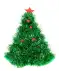 Weihnachtsmütze Tanne grün