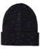 Strickmütze mit Strass schwarz