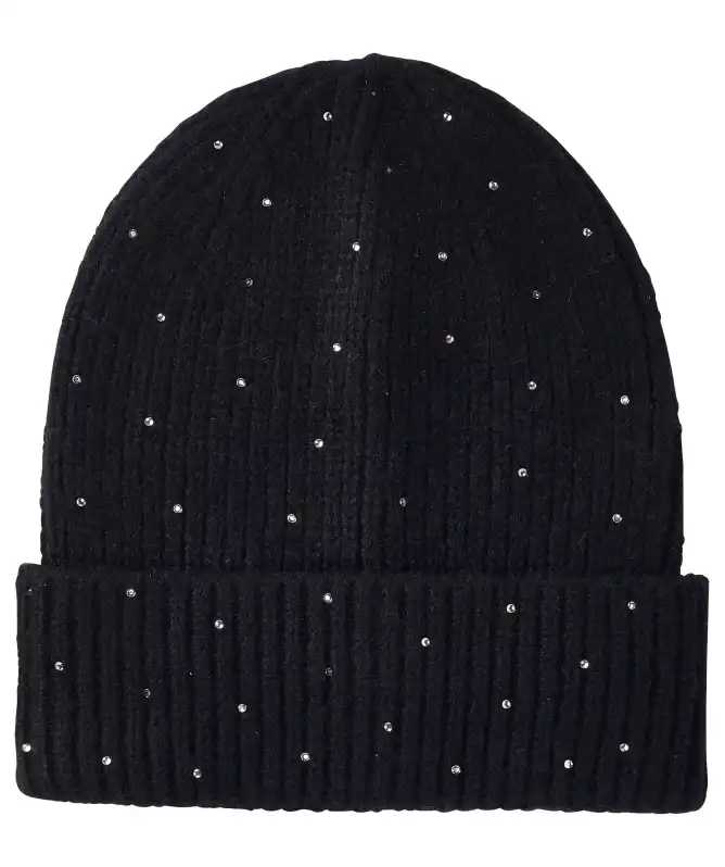 Strickmütze mit Strass