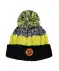 Muts met ponpom lime groen